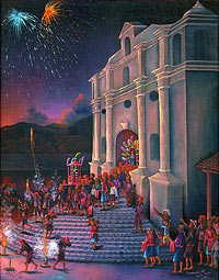 Procesion de Santo Tomas by Pedro Rafael Gonzalez Chavajay, 1996